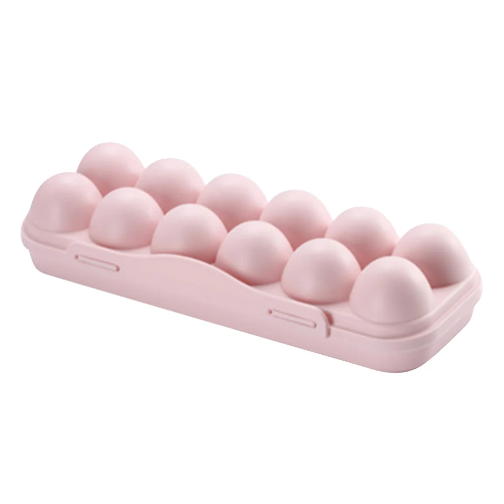 

Egg Storage Box Stackable Plstic Egg Holder Grids Storage Organizer with Snap Cap Egg Organizer Home Kitchen Accessory
