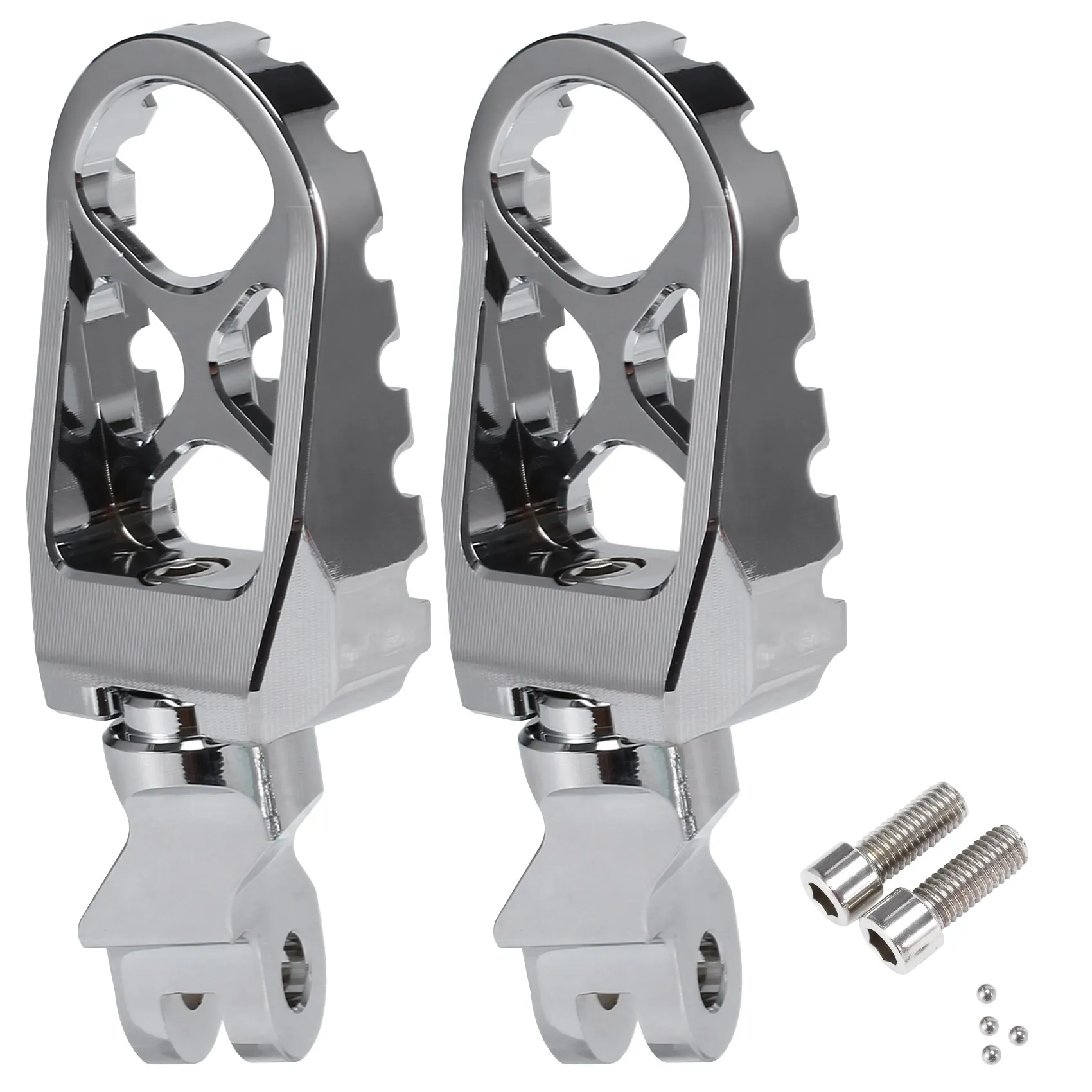 

Motorcycle Front Footpegs for Triumph Bonneville T100 T900 2001-2015 Scrambler(Silver)