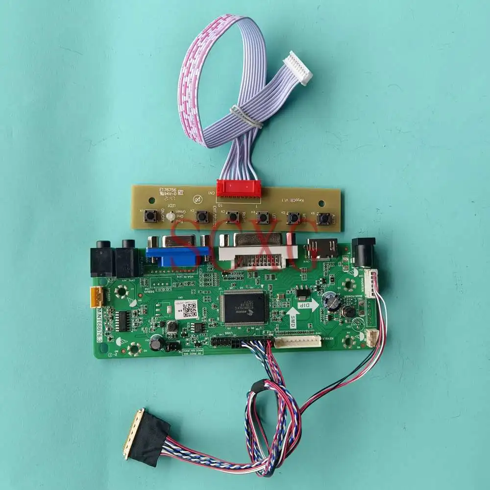 

Kit For N173FGE-L23 LCD Display Controller Drive Board 1600*900 DVI VGA HDMI-Compatible Laptops Panel 40 Pins LVDS 60Hz 17.3"