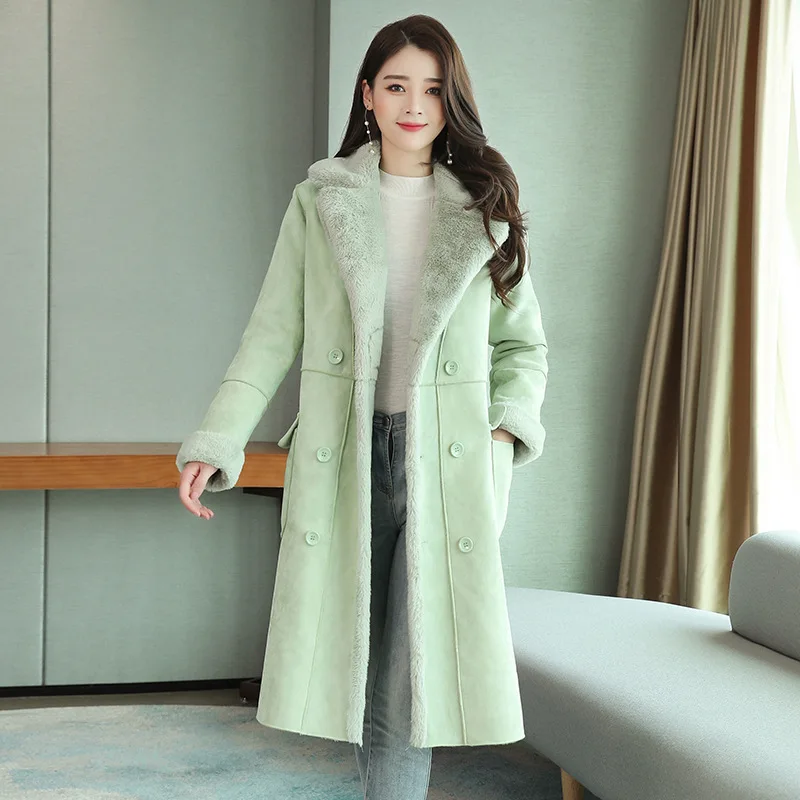 New Women's Winter and Autumn Coat Woolen Shawl Warm Solid Color Coat Ladies Fashion Loose Women's Cape Cardigan Clothes