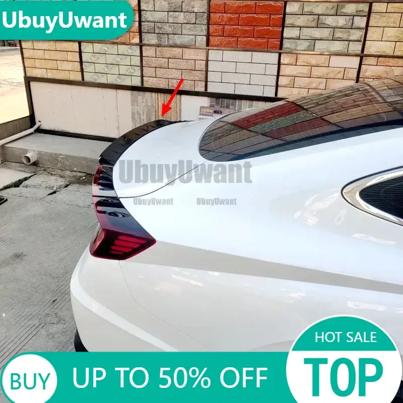 Фото Аксессуары для автоспойлера Hyundai NEW Sonata DN8 2019 2020 2021, материал ABS, багажник автомобиля, задняя губа, крыло, хвост, ремонт Sonata 10 №1
