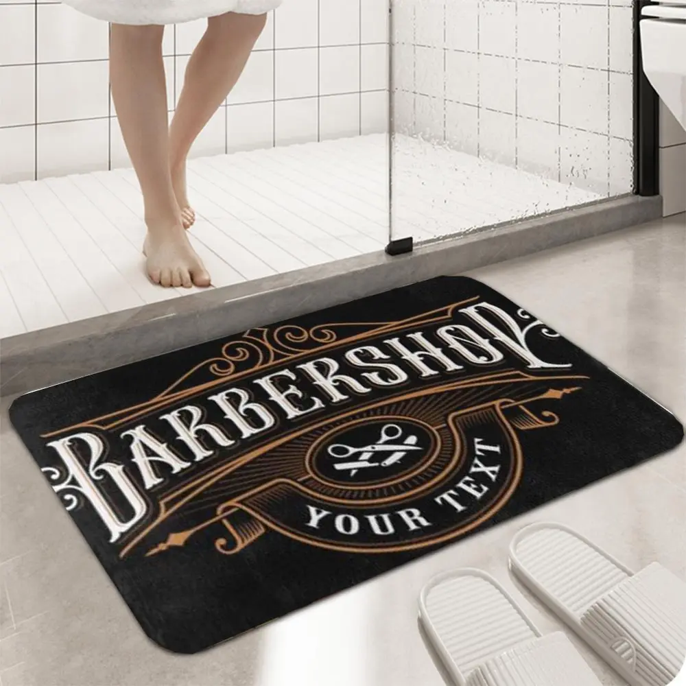 Парикмахерский ковер с винтажными знаками искусственная кожа для дивана