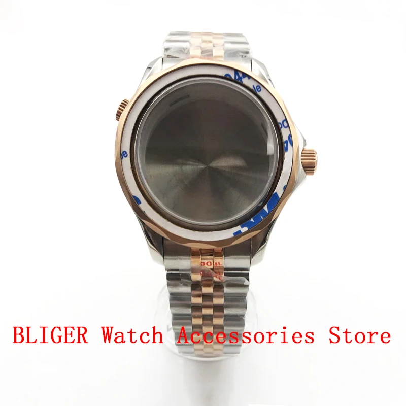 

Bliger men's 4mm rose gold mechanical case 36mm/39mm, suitable for NH35PT500028138215 automatic mechanical case