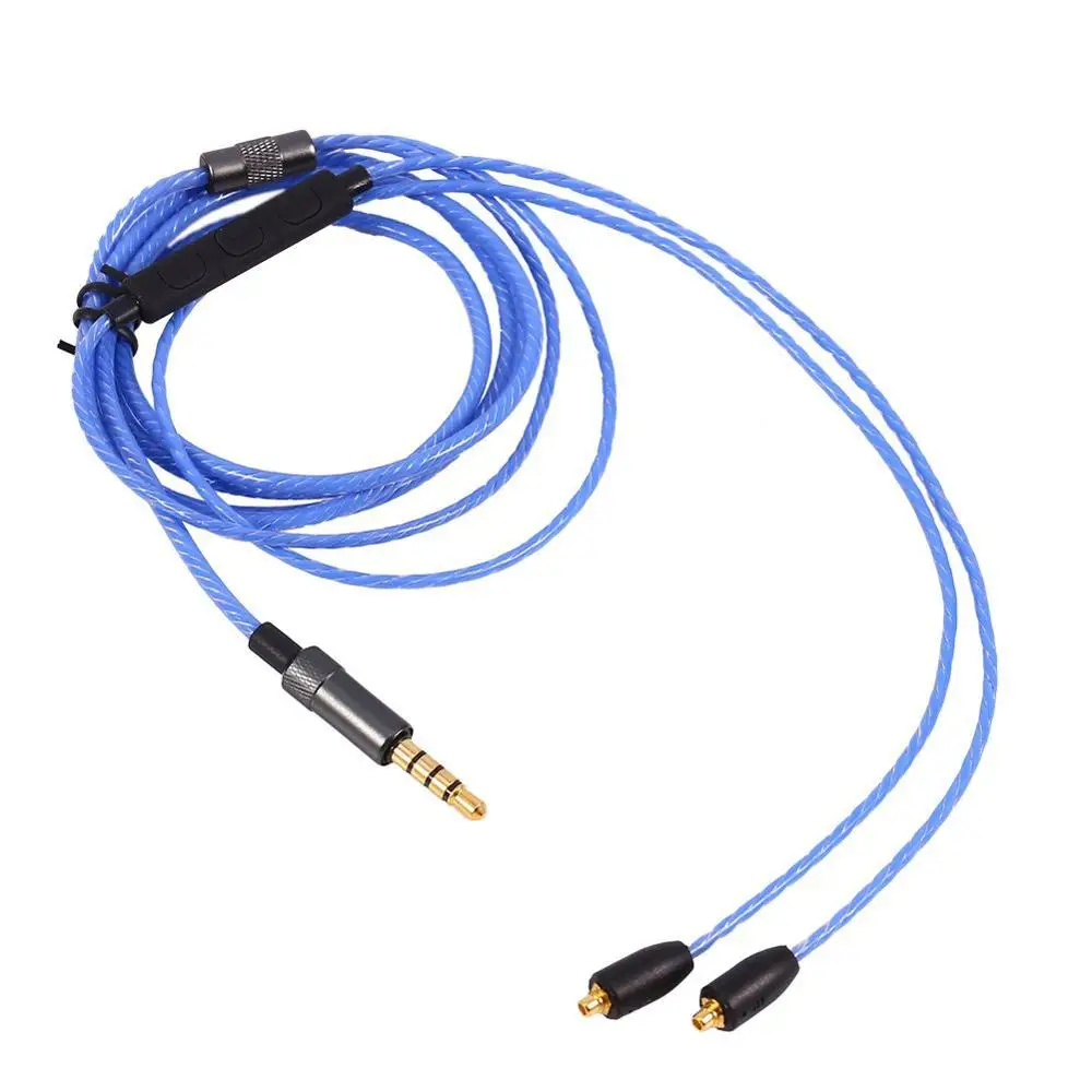 

MMCX сменный стерео аудио кабель удлинитель музыкальный шнур для Shure SE215