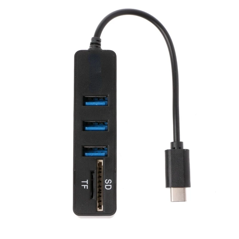 

1 Pc 3 Port USB 2.0 Hub USB 3.1 Type C Cable OTG SD/TF Card Reader For iMac MacBook New Design