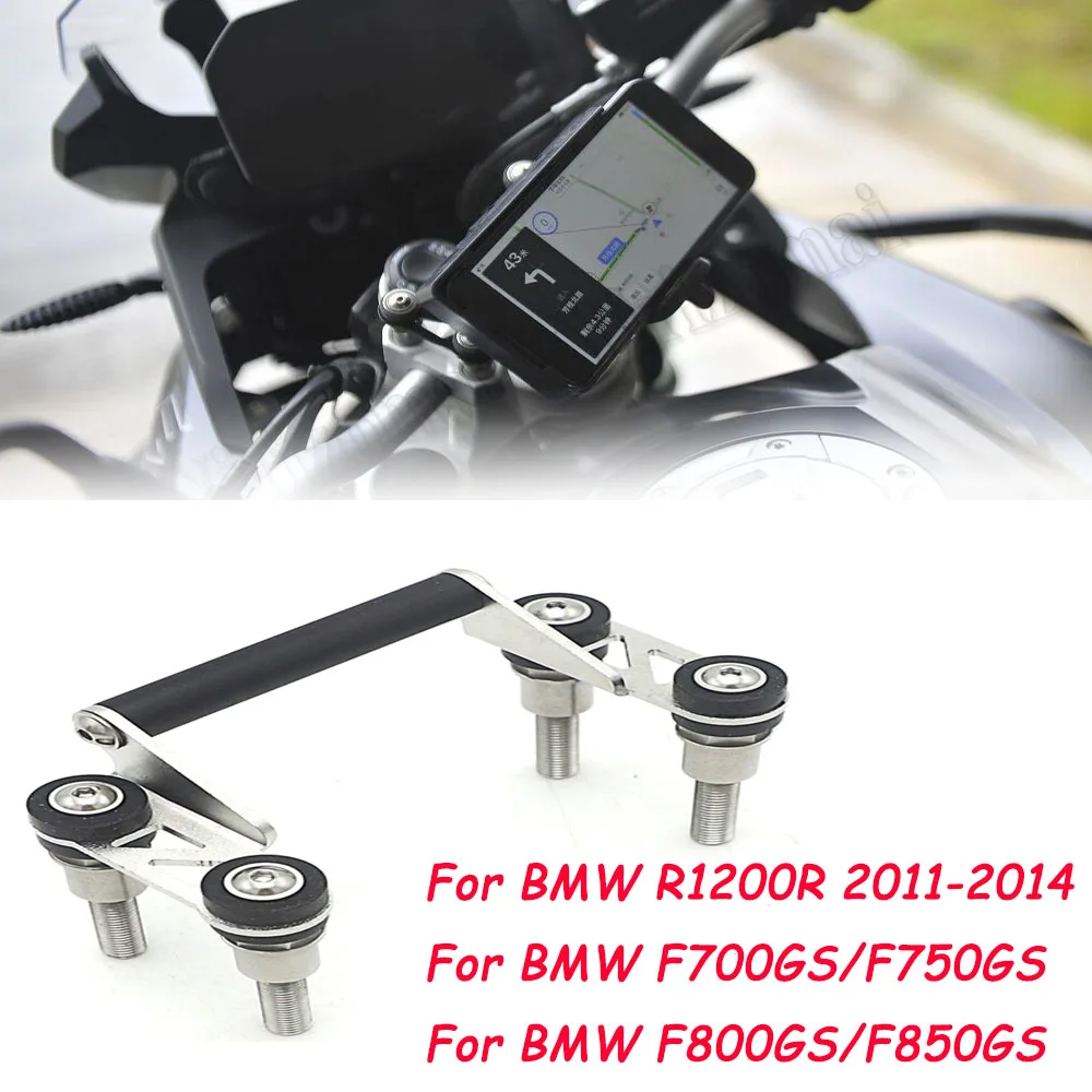 

Handlebar mobile phone Navigation bracket For BMW R1200R F750GS F850GS F800GS F700GS