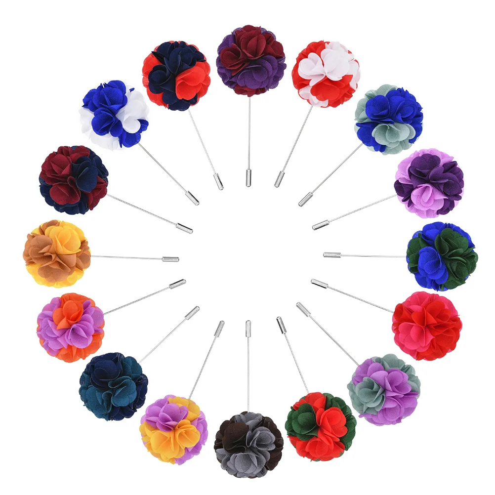 

Pin Men Flower Collar Boutonniere Brooch Brooches Lapel S Shirt Man Best Jackets Stick Hat Delicate Weddingcloth Badge Suit