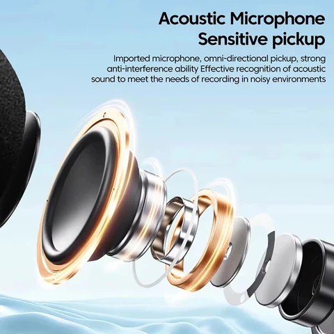 Петличный микрофон, беспроводные Bluetooth-наушники, спортивные наушники с защитой от пота, наушники с шумоподавлением и вызовом высокой четкости