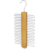 wooden tie hanger space saving for up to 20 belts and ties organizer walnut wood center organizer and storage rack