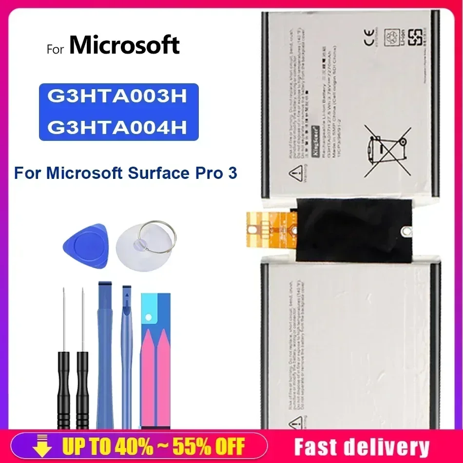 Аккумулятор G3HTA003H/G3HTA004H для Microsoft Surface Pro 3 Pro3 1645 1657 серии планшетных ПК G3HTA007H