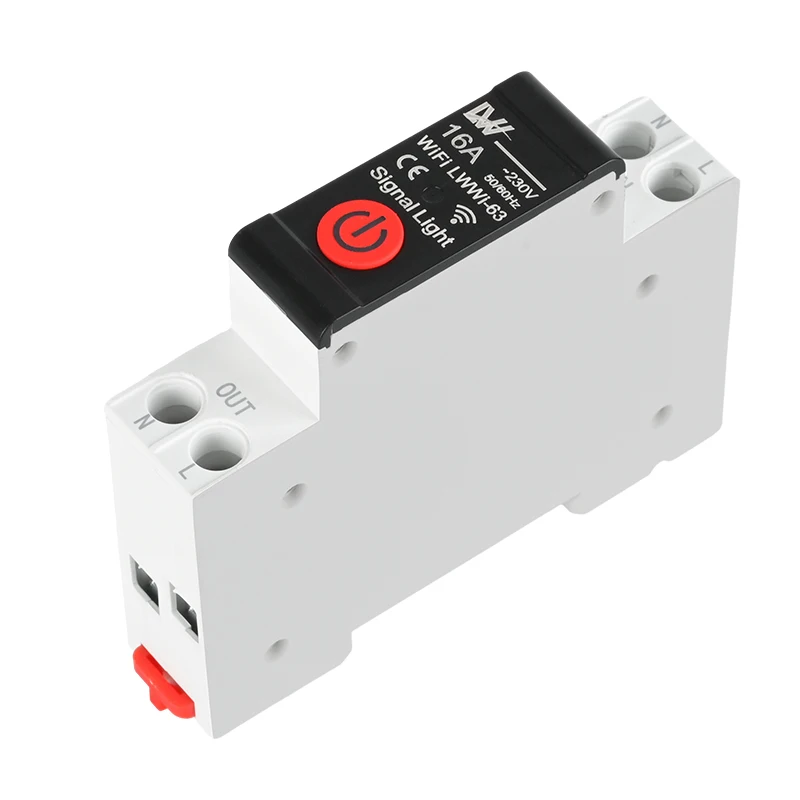 Умные автоматические выключатели 1P 63A Tuya с поддержкой Wi-Fi