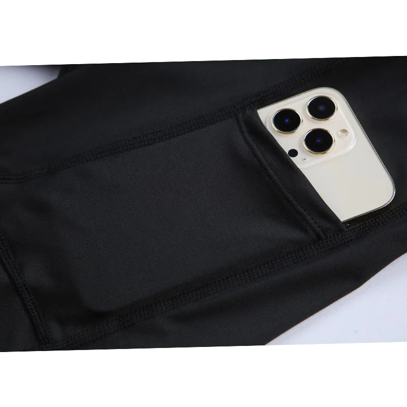 Fitness High Elasticity Running Tight Pants Sports Basketball Chlorinated  Fiber Casual Polyester Leg Pants Slim Yoga Leggings