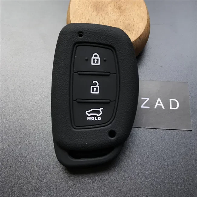 

ZAD силиконовый чехол для ключей от машины чехол для hyundai IX35 2015 3 кнопки ключа