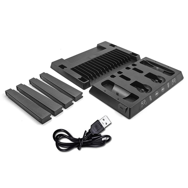 

For Switch Oled Accessory Multi-Function Console Stand Storage Bracket Game Disc Controller Holder Charging Station