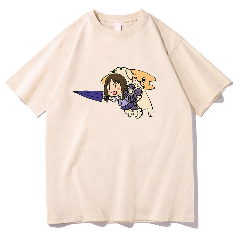 

Ayumu Kasuga Osaka The Girl Took Off with Her Pet Harajuku T Shirts Fashion Women 100% Cotton Tshirts Kawaii/Cute Tees Short Top
