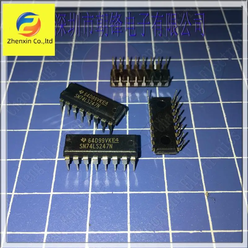 

10 шт. Оригинальный Новый SN74LS247N SN74LS247 DIP-16