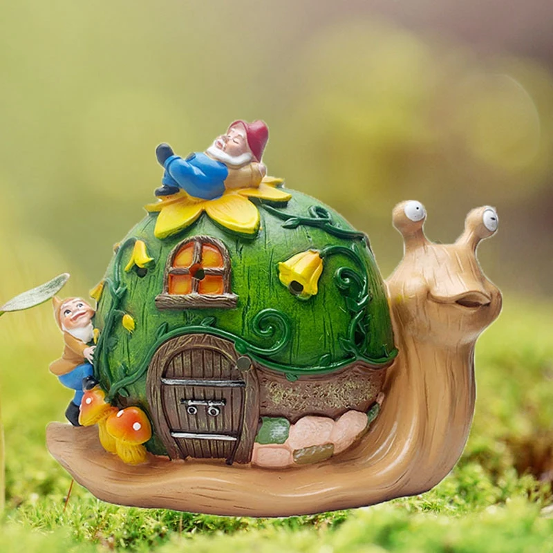 

Solar Snail Lights, Solar Garden Statue Lights Outdoor, Snail Solar Powered Lights For Lawn Yard Decorations And Gift