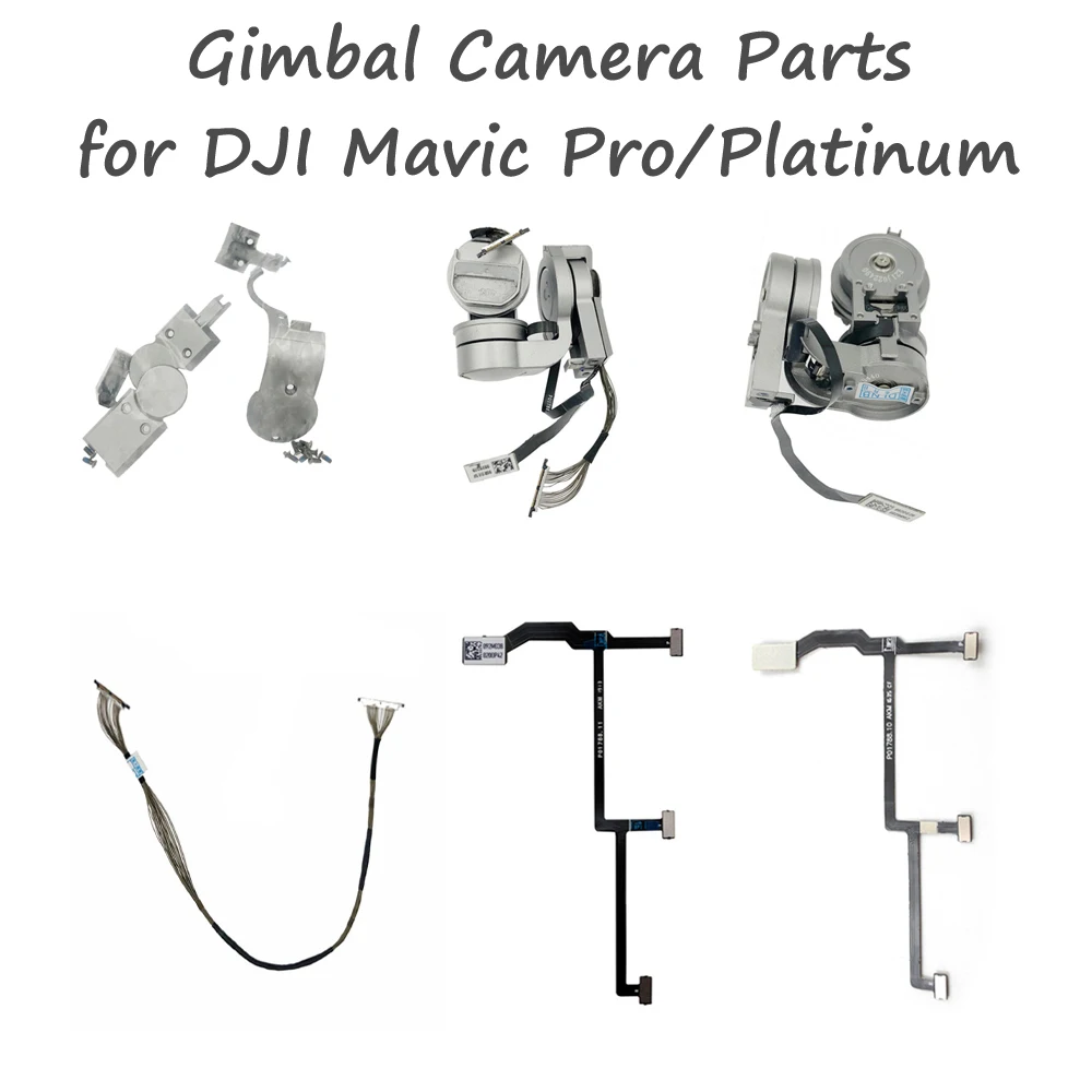 Подлинная деталь для DJI Mavic Pro-Gimbal Camera Arm Motor Flex Flat Cable/Main Board/Cap Set/Сигнальный кабель PTZ