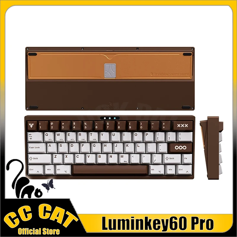 Комплект механической клавиатуры Luminkey60 Pro Luminkey 60 из алюминиевого сплава Hifi RGB