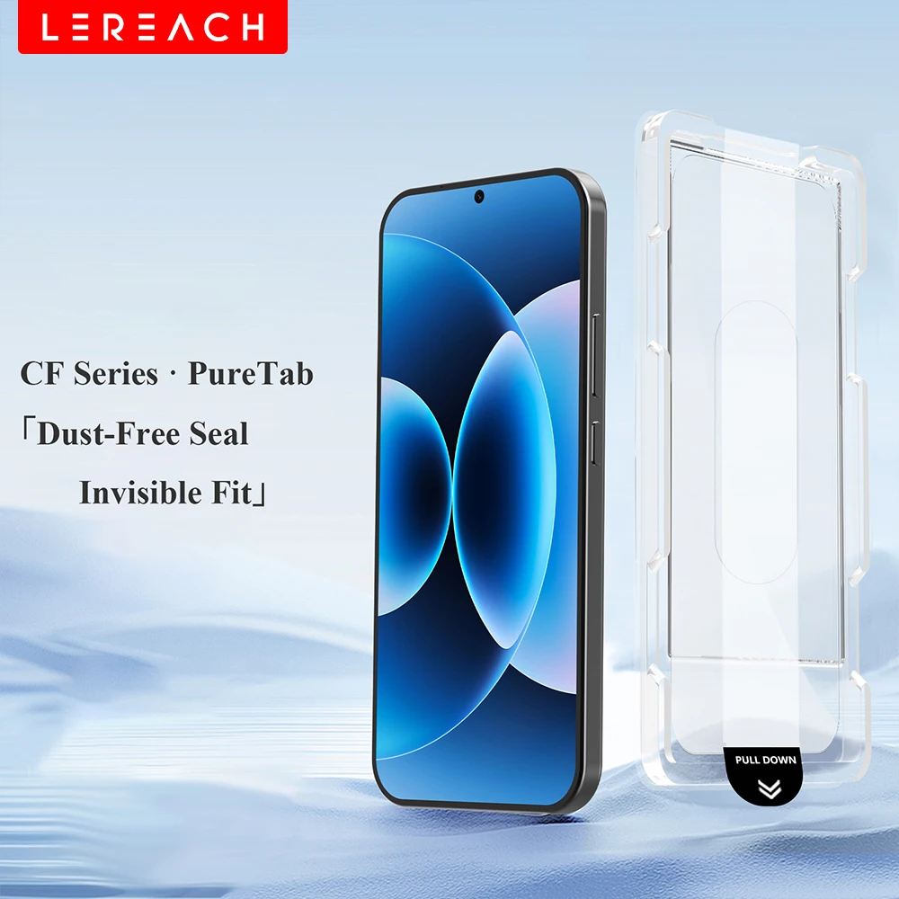 Фото Защитная пленка из закаленного стекла Lereach для Xiaomi 17 Pro Max/17 Pro/17 с пылезащитной коробкой для позиционирования, автоматическим определением освещения, HD Clear №1