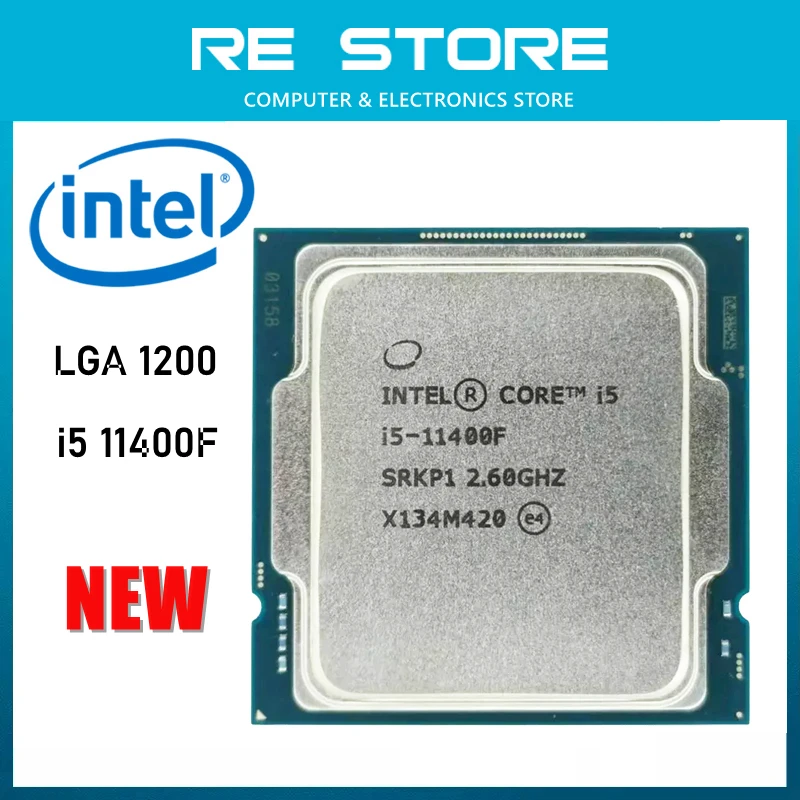 

Новый процессор Intel Core i5 11400F 2,6 ГГц шестиядерный двенадцатипоточный процессор L3 = 12M 65 Вт LGA 1200 без вентилятора