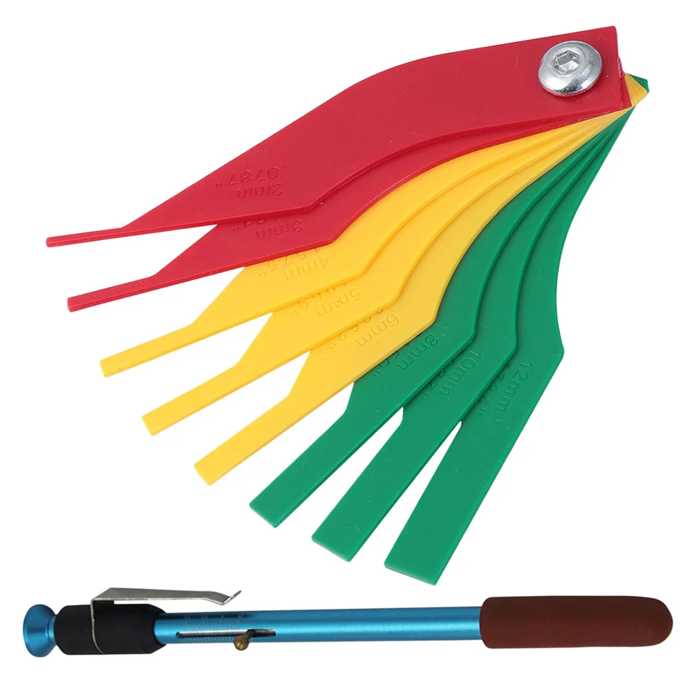 

1 Set Brake Pad Gauge Brake Measurement Tool Brake Pad Tool Thickness Gauge Measure Tool