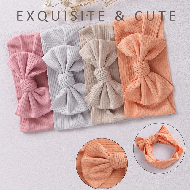 1pcs Kid Baby Headwrap Baby Girl Headband Solid Color Hair Band Toddler Turban Photography Supplies Birth Gift Hair Accessories 1