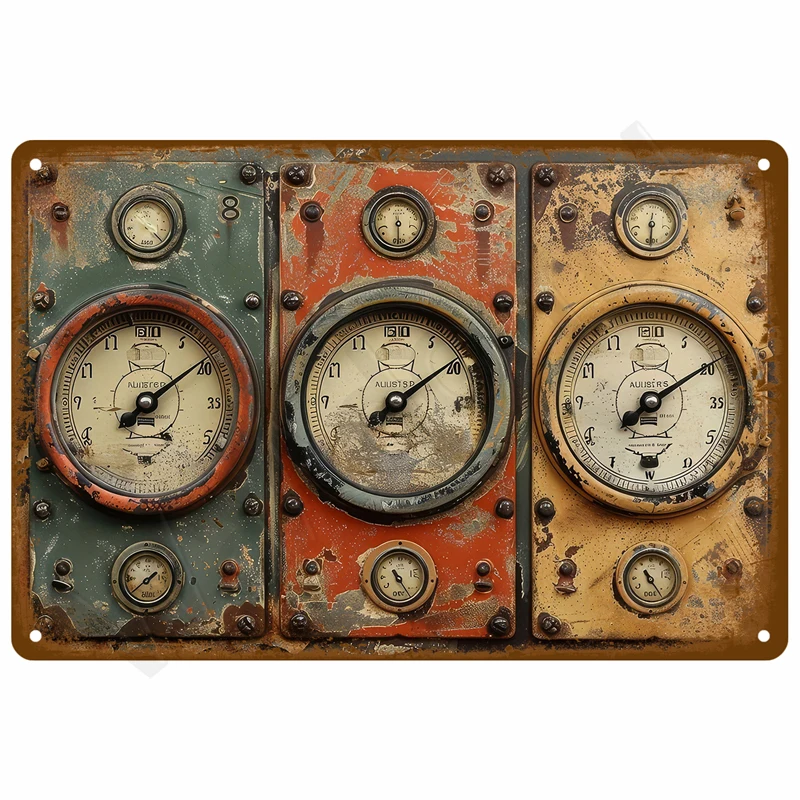 

Металлическая вывеска ретро