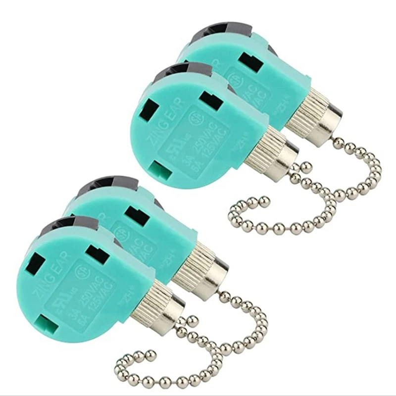 

Выключатель потолочного вентилятора, 4 шт., тройной, 4 провода