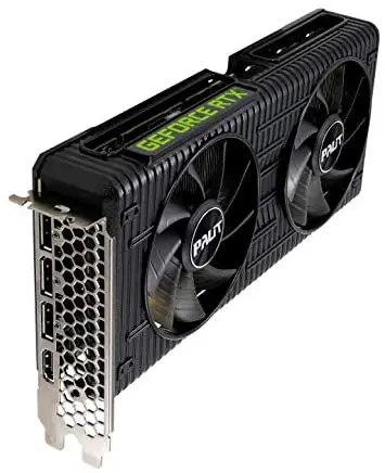 Видеокарта Palit GeForce RTX 3060 Dual 12 Гб GDDR6 3584 ядер 1320 МГц GPU 1777 Boost AMP Architecture 3x DisplayPort |