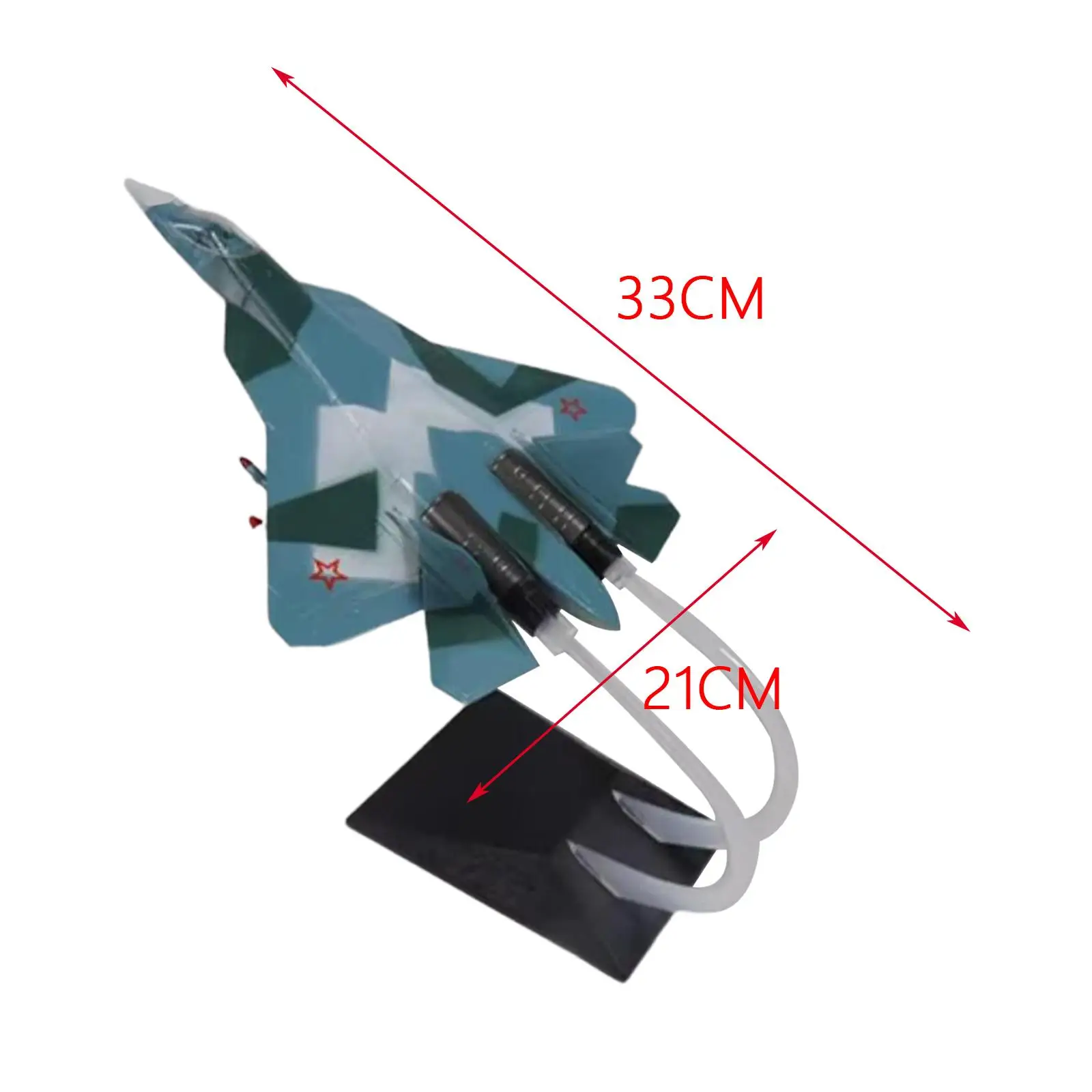 

1:72 Scale T50 Fighter Aircraft Toy with Stand Miniature Airplane for Child and Adult Shelf Decoration Birthday Gifts Kids Toy
