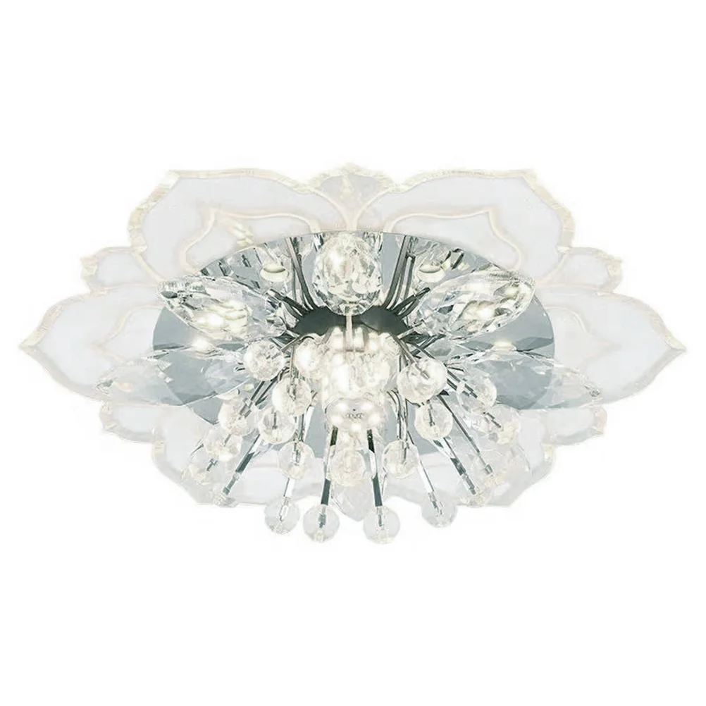 

1pc Indoor Crystal Ceiling Lamp Creative Corridor Light Crystal Craft Light