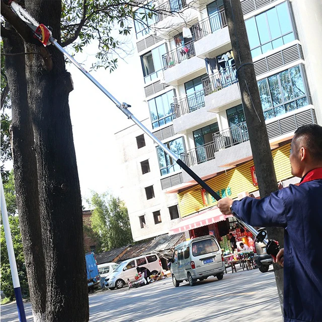 Телескопическая цепная пила для резки дерева 4 3 м