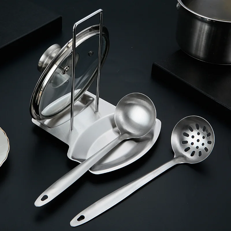 

Creative Spatula Rack Household Soup Spoon Pad Pot Cover Kitchen Pot Cover Rack Storage Sticky Board Drain Shelf Organizer