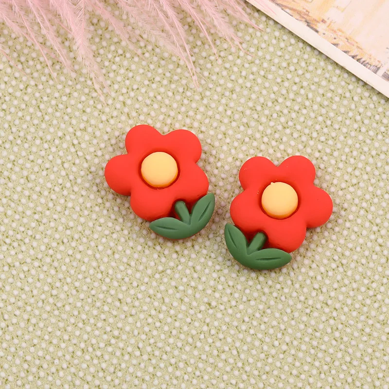 10 шт. искусственных цветов смола сделай сам шляпа айсбокс заколка фотоальбом