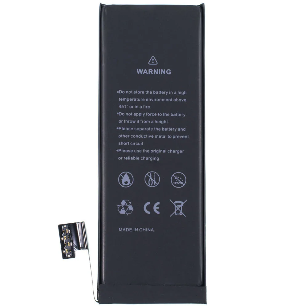 Аккумулятор для Apple iPhone 5 Fixiton увеличенной емкости + набор отвёрток, ленты и лезвия для разборки батареи мобильного телефона.