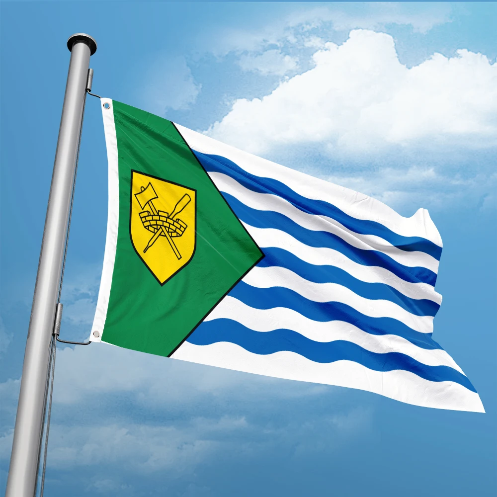 Канадский флаг Ванкувера (Канада) 3 фута x 5 футов полиэфирный баннер 90*150 см с