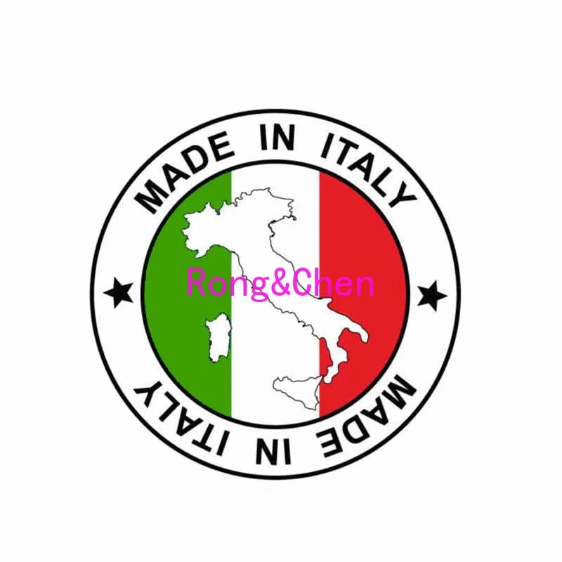 

Rongchen Trading Car Sticker Creativity Fashion Made In Italy Map Decal Flag Sticker PVC Motorcycle Decal Best Selling Boutique