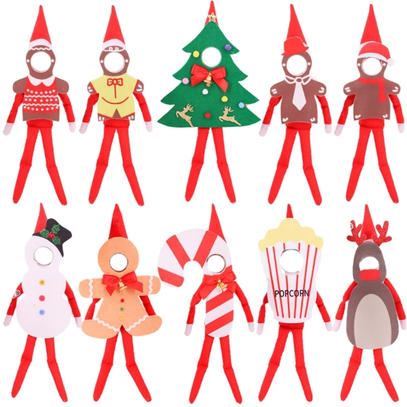 

Festival Elf On Shelf Clothes Christmas Seasonal Elf Wear Child Gift