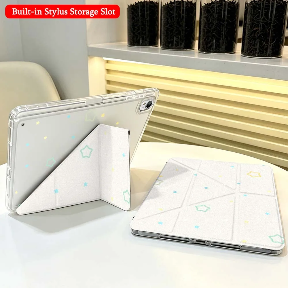 Фото Чехол для планшета с мультяшным звездным узором для Huawei Honor Matepad Pad X10 X9 GT Pro V9 9 Air SE 12X 11.5 11 13.2 11.5s дюймов, складной чехол для планшета №1