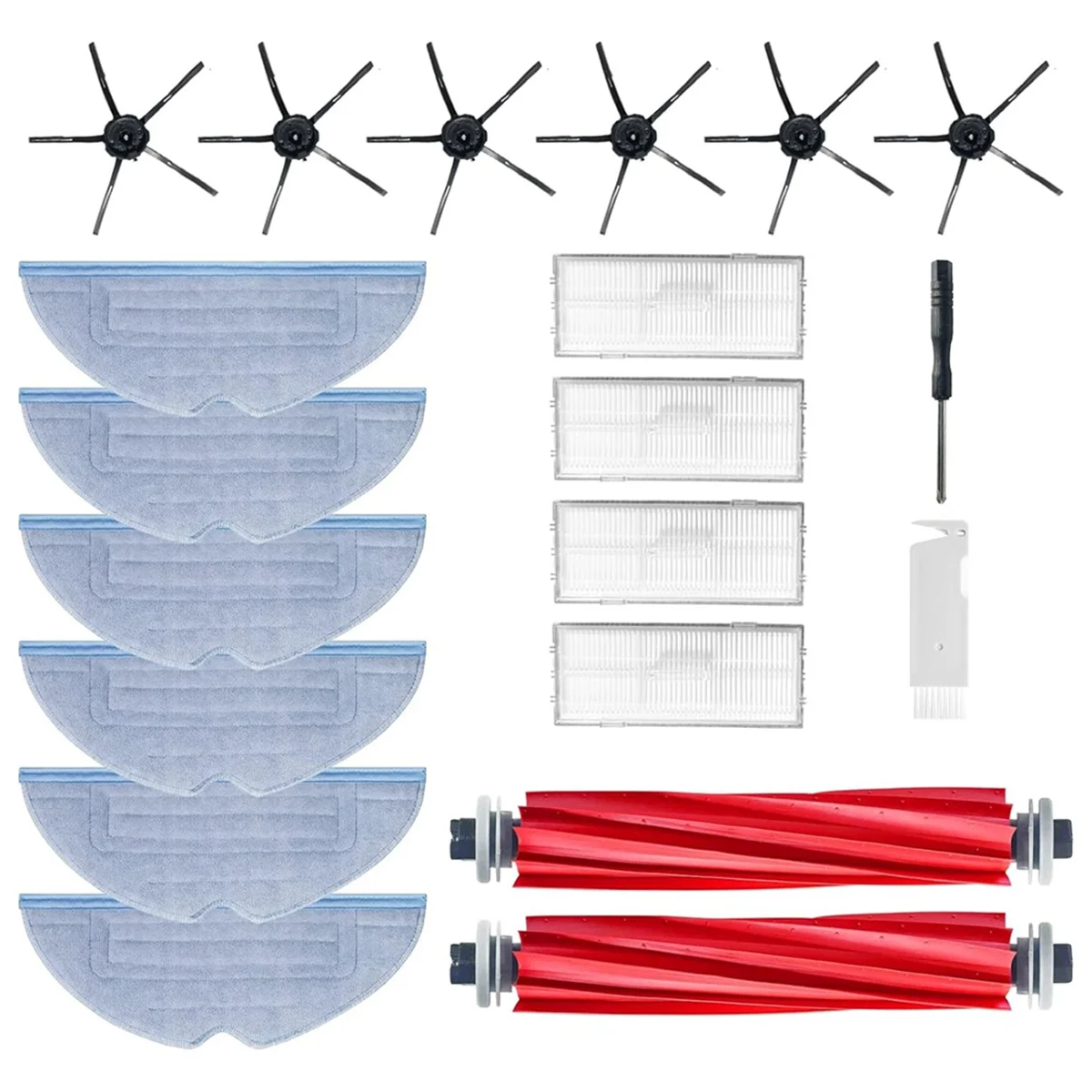 Швабры с боковой щеткой для пылесоса Xiaomi Roborock S7 + Plus MaxV Pro Ultra T7 T7S Mian