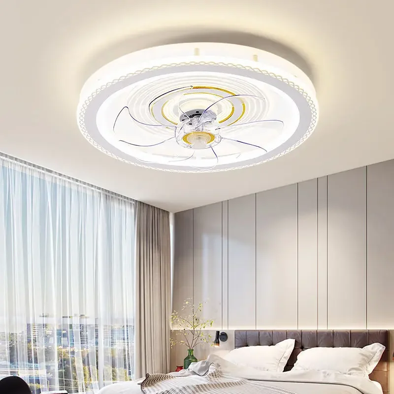 Новинка 2024 ультратонкий потолочный вентилятор светильник домашний