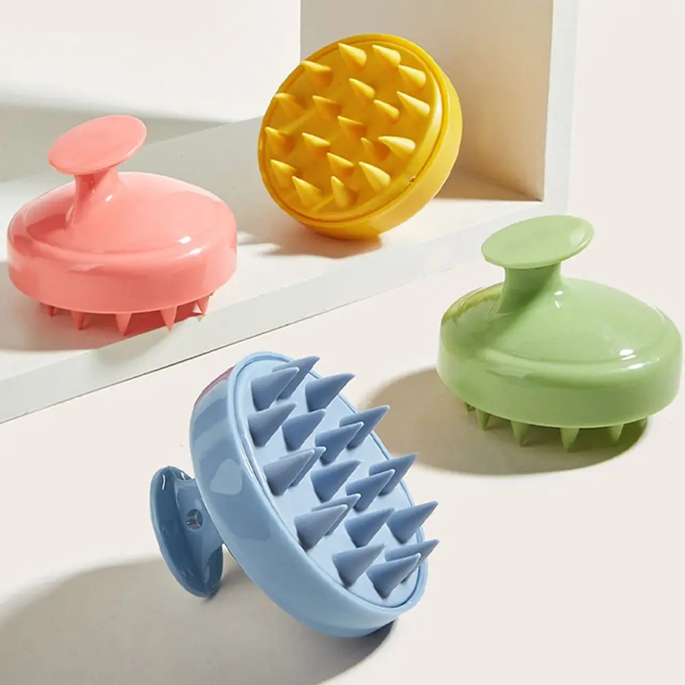 

Wet and Dry Scalp Massage Brush Head Cleaning Adult Soft Household Bath Silicone Shampoo Brush Massage Comb