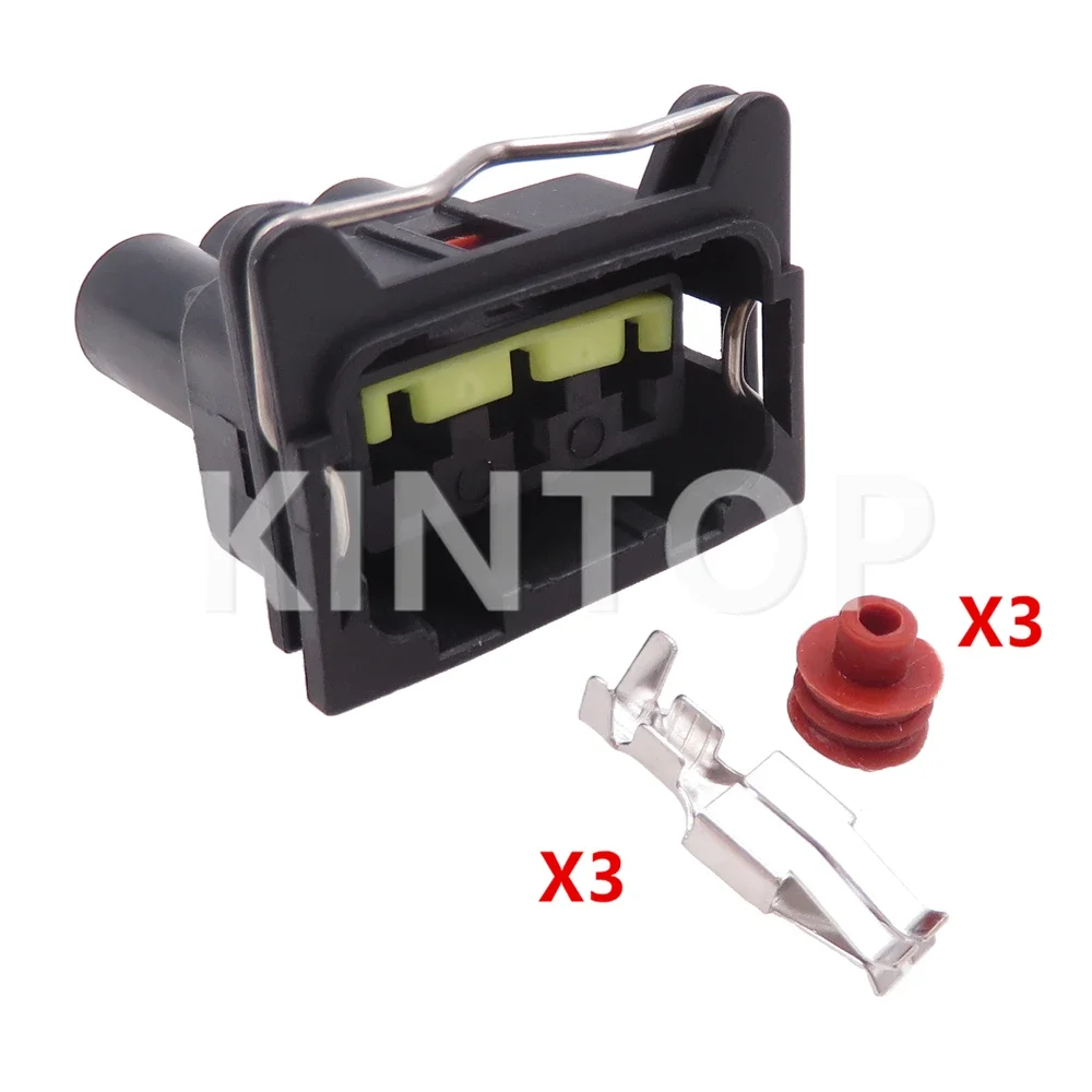 

1 комплект, 3-контактный разъем переменного тока в сборе, автоматический сильноточный провод с проводами, автомобильные пластиковые розетки для корпуса