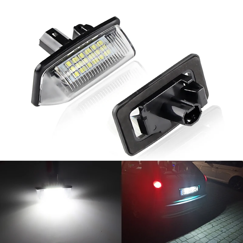 

Для Toyota Corolla E11 Crown S180 Starlet EP91 Vios Previa ACR50 GSR50 Автомобильная задняя светодиодная лампа номерного знака Canbus