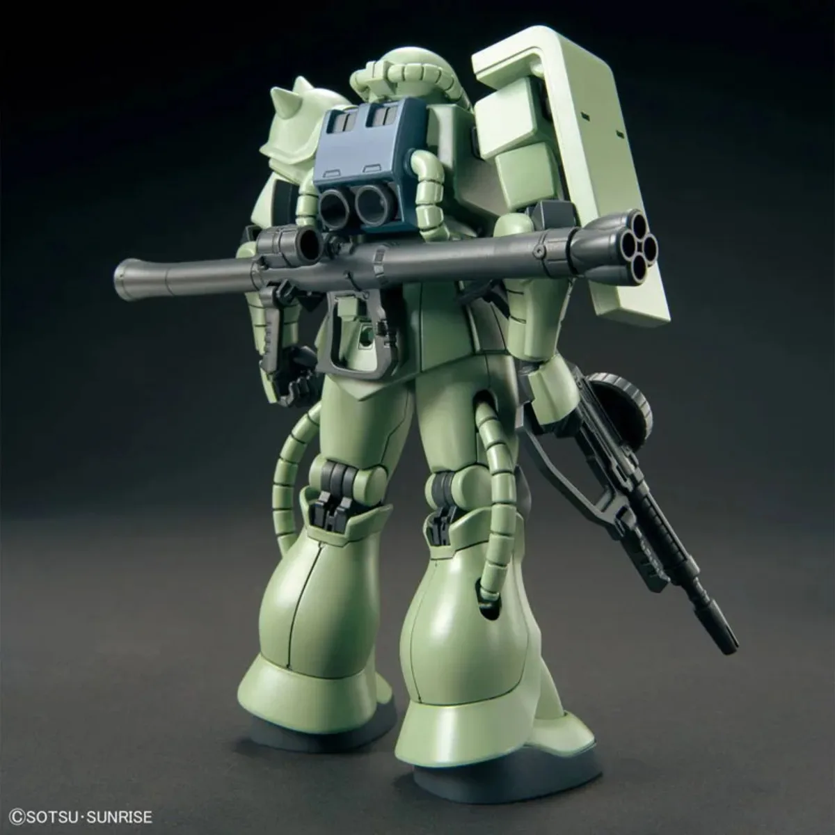 Фото Оригинальный Bandai, оригинальный в наличии HGCE 1/144 MS-06 Zaku II Gundam, коллекция аниме, наборы моделей экшн-фигурок, подарок для мальчика и девочки №3