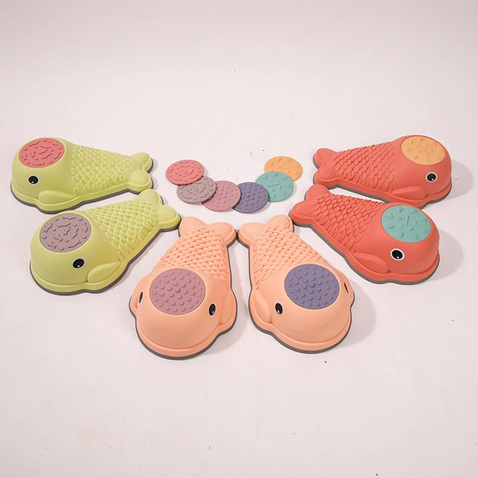 Детские шаговые камни 6 шт. балансирующие речные для детского сада детей и семьи