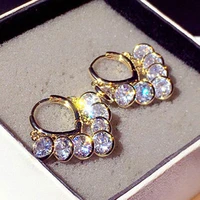 shine tassels zircon earring pendant wedding fashion top quality engagement ear