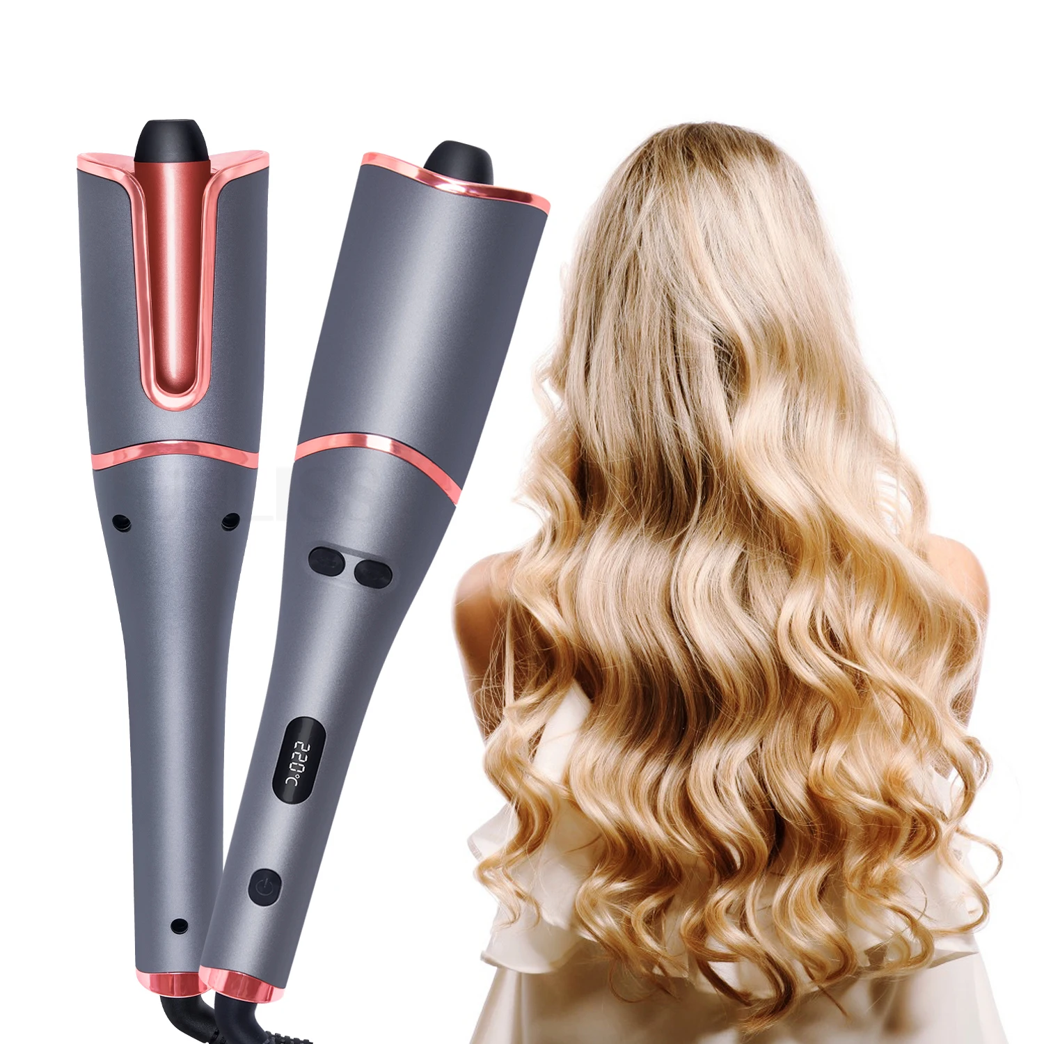 

New Auto Curling Irons Wand Automatic Hair Curler Rotating Curls Waves Curling Wand Irons Electric Hair Curlers Hair Styling Too