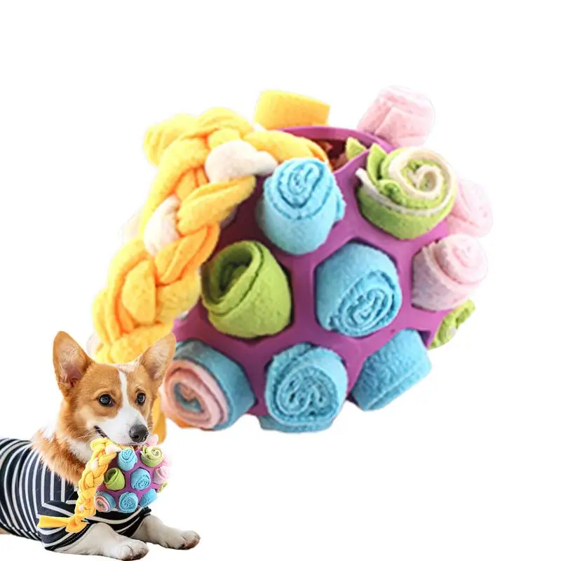 

Indoor Dogs Interactive Toy Pet Toy Ball Tooth Cleaning Slow Feeder Interactive Play Toy Exercise Food Leaking Ball Chasing Fun